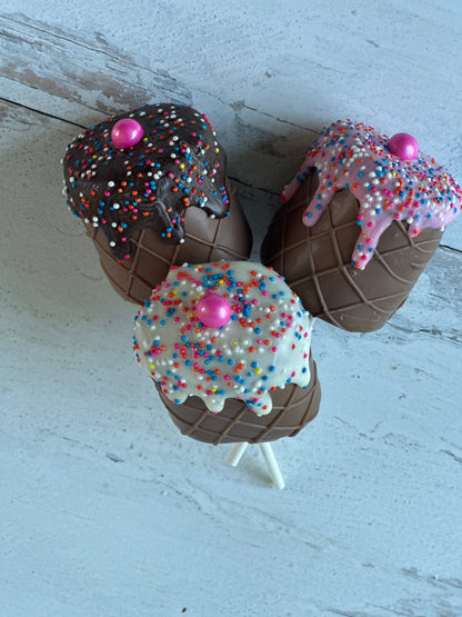 Jumbo Chocolate Dipped Marshmallow Ice Cream
