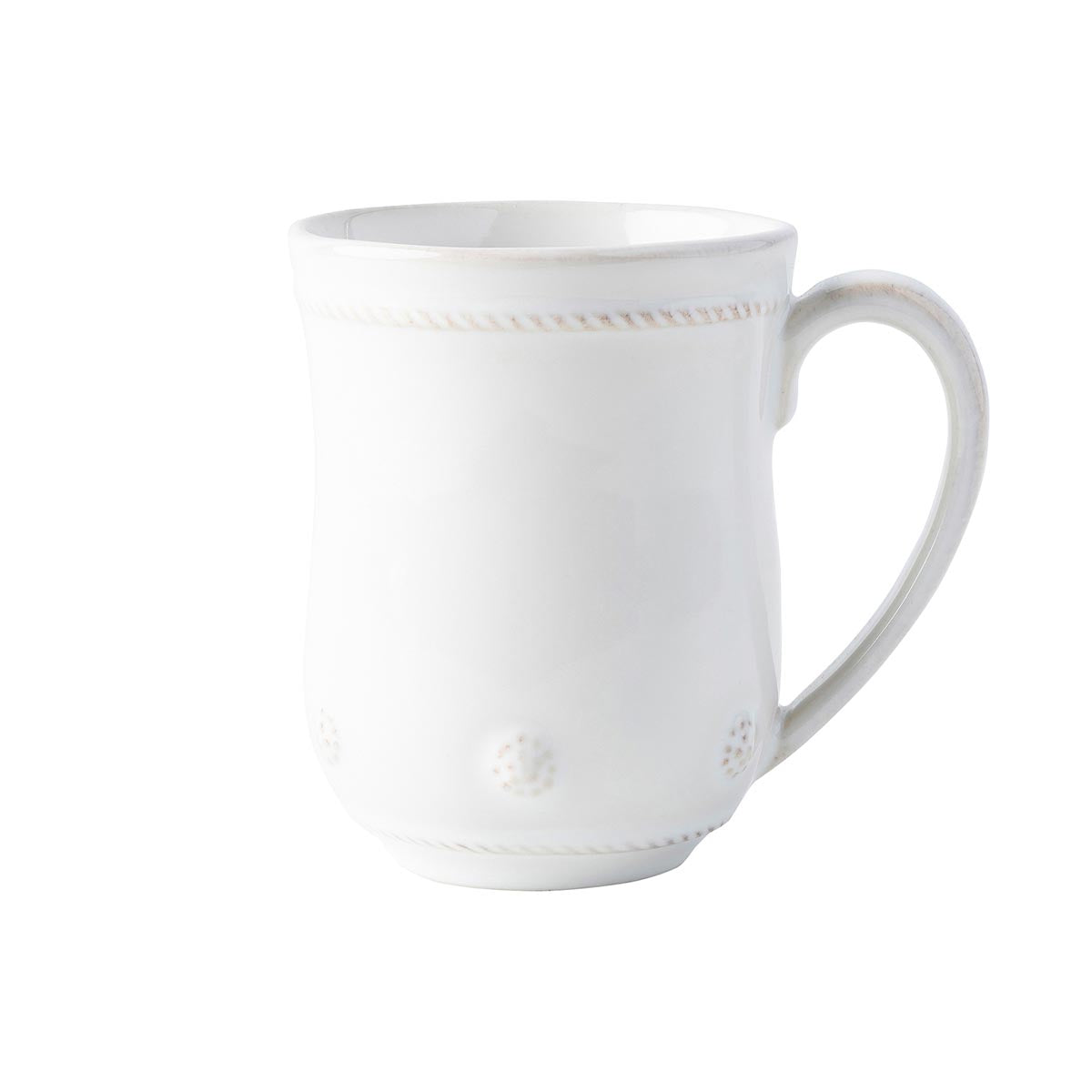 Berry & Thread Flared Mug - Whitewash