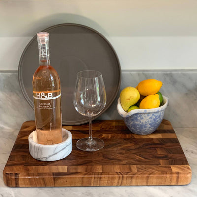 Wine Stand, White (5in x 5in x 2in)