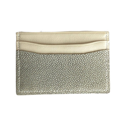 Lake, Sophie Shagreen & Leather Card Sleeve - Vivo