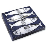 Dinner Napkin, Fish - Françoise Paviot (20 count, 8in sq)