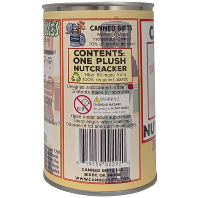Cornelius the Canned Nutcracker, Foil Lid
