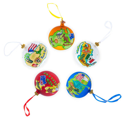 Eiffel Tower Glass Ornament (3.25in)