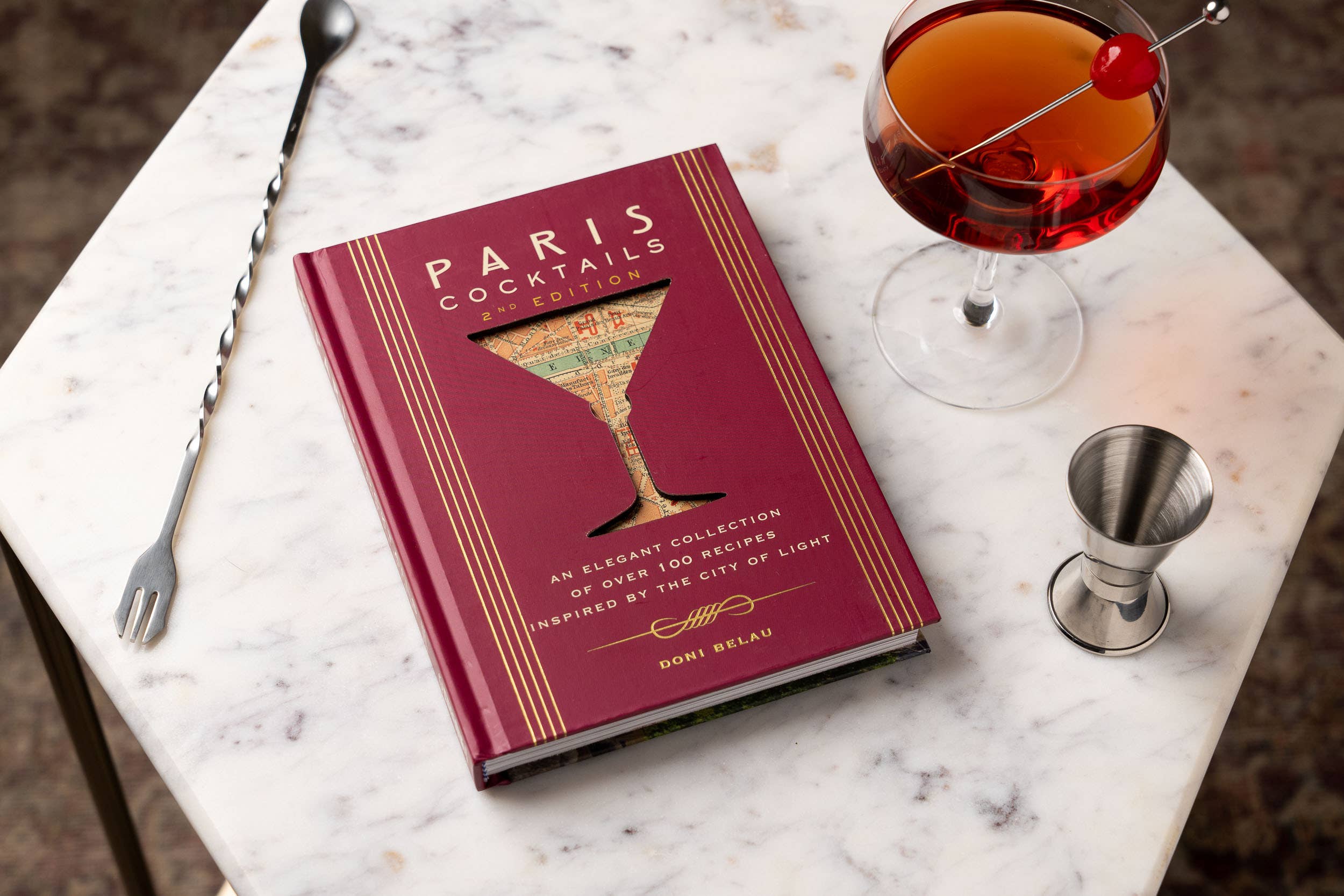 Paris Cocktails: An Elegant Collection of Over 100 Recipes Inspired by the City of Light (2nd Ed.) by Doni Belau - Cidermill Press