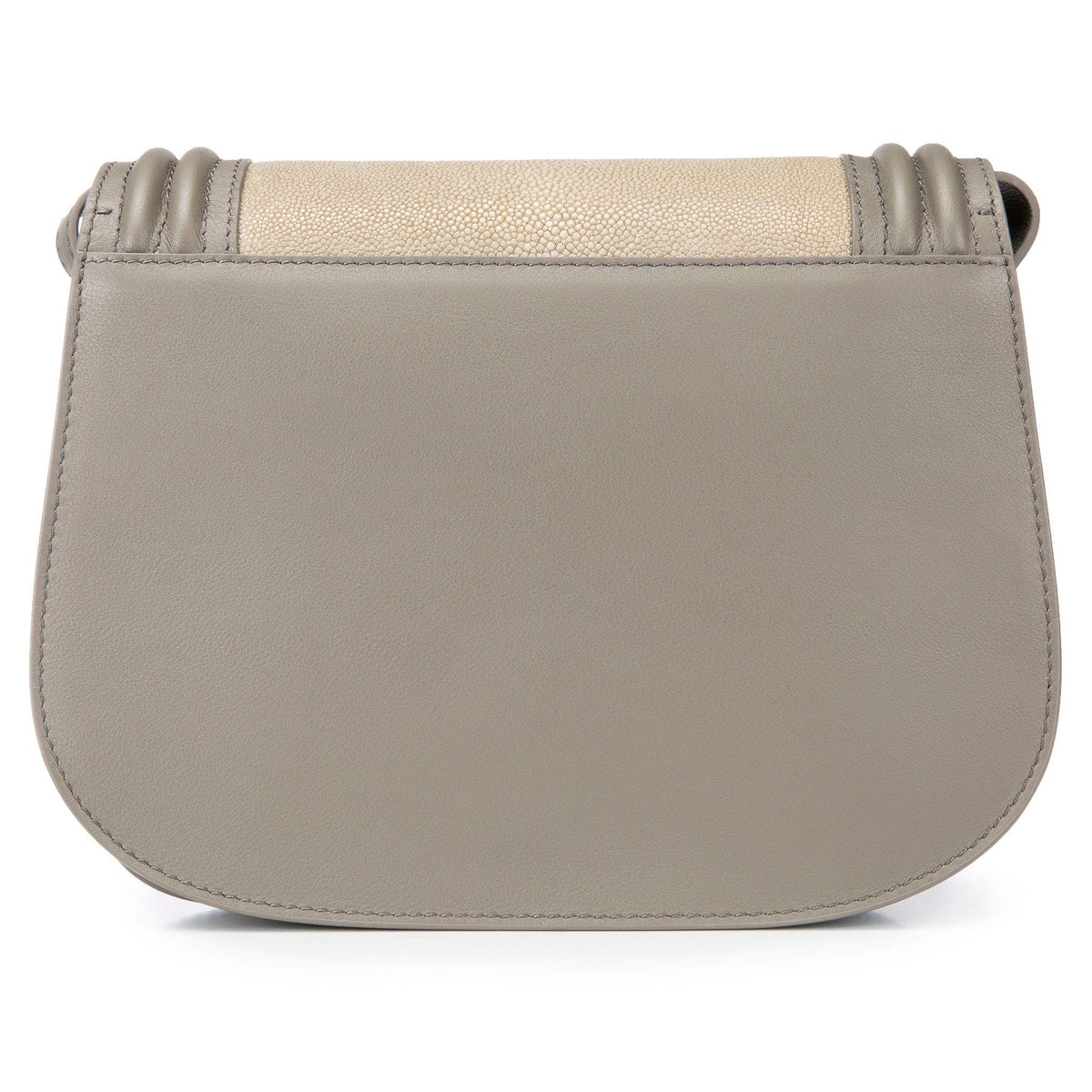 Cement, Hazel Classic Saddle Bag - Vivo