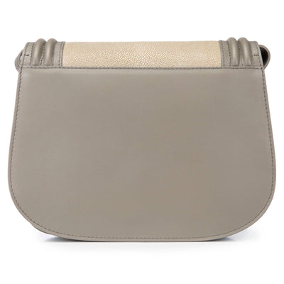 Cement, Hazel Classic Saddle Bag - Vivo