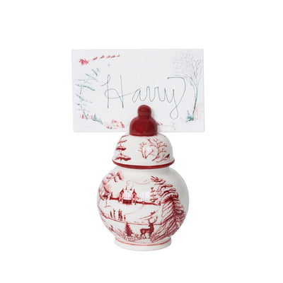Country Estate Winter Frolic Place Cards, Evergreen (Set of 12) - Juliska