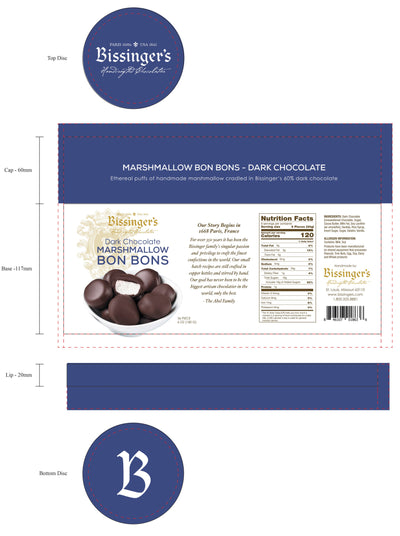 Bissinger's Dark Chocolate Marshmallow Bon Bons