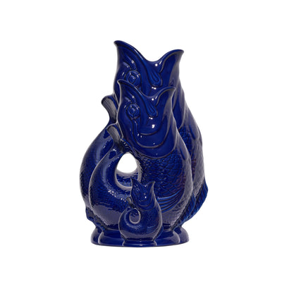 Cobalt Blue Gluggle Jug (XL)