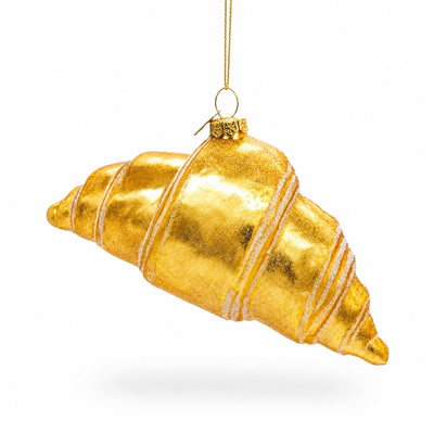 Croissant Glass Ornament (3.1in)