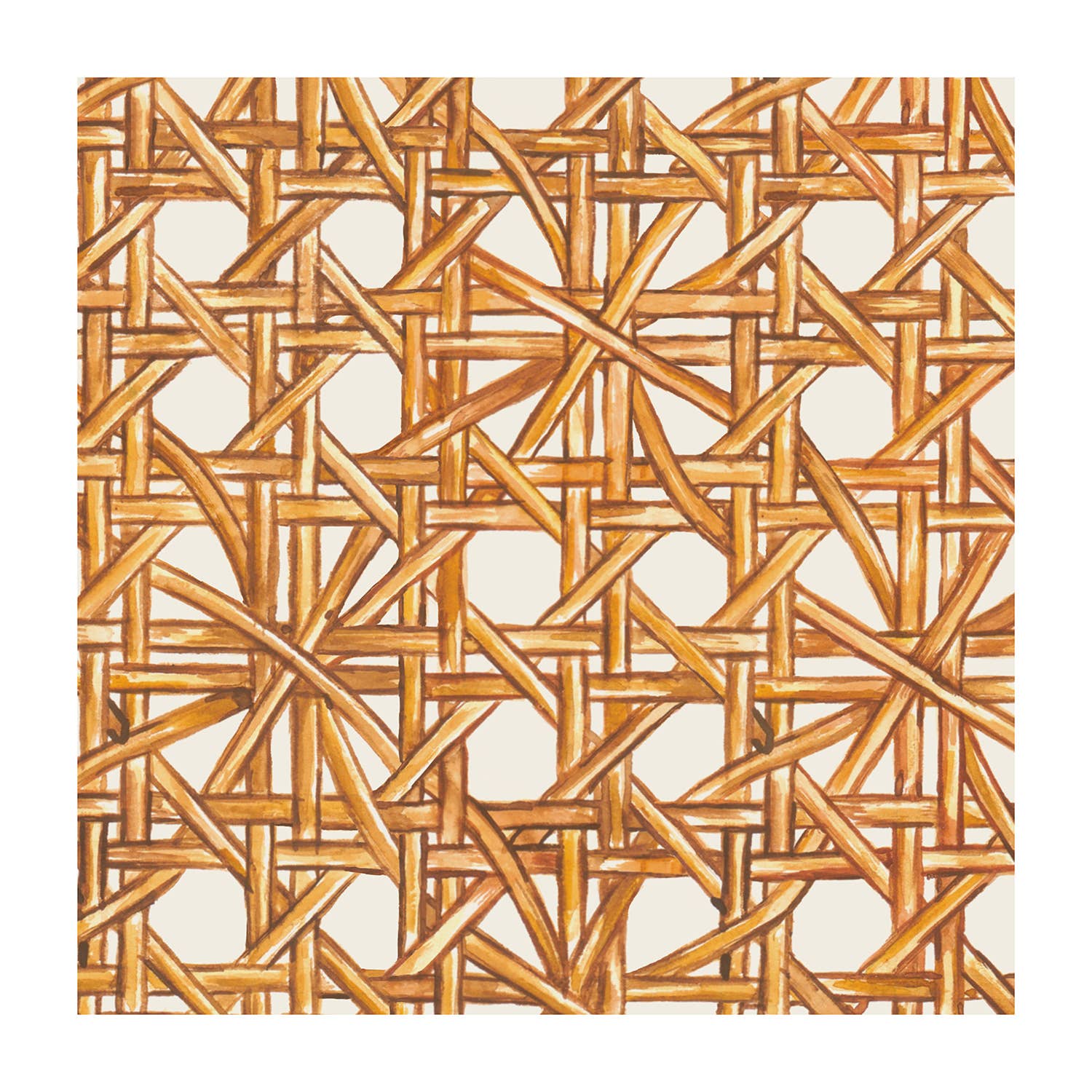 Rattan Weave Cocktail Napkin - Hester & Cook (20-count)