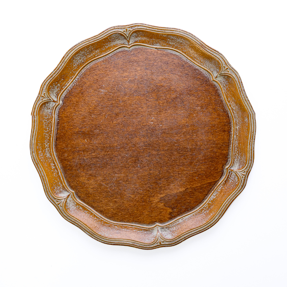 Florentino Wooden Scalloped Charger - Arte Italica (13in dia)
