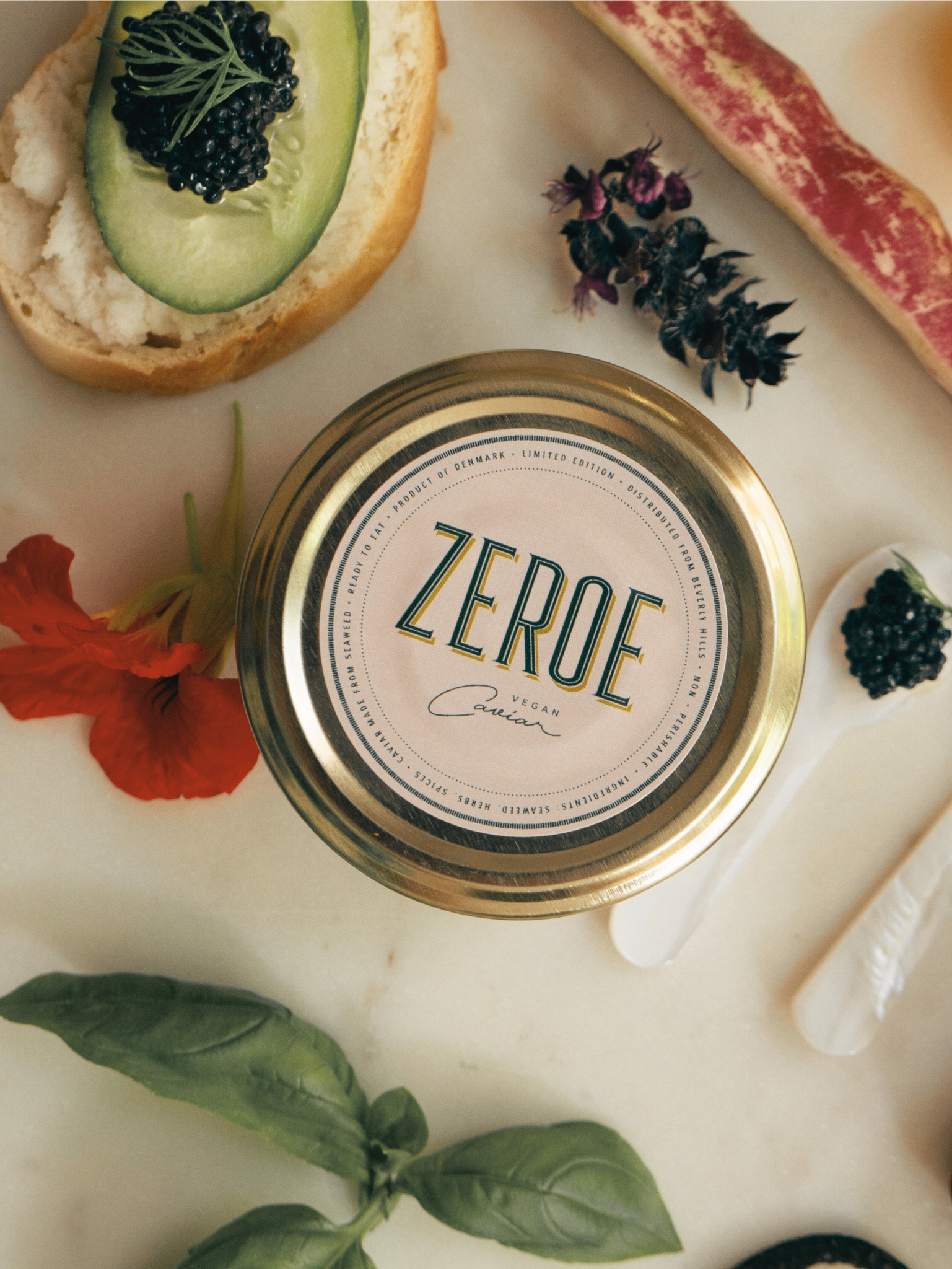 Premium Plant-Based Caviar (Vegan & Kosher) - Zeroe Caviar (50g)
