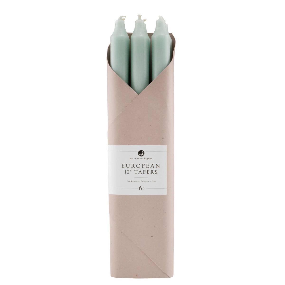 Taper Candles, Hunter Green - 12in (6 tapers)