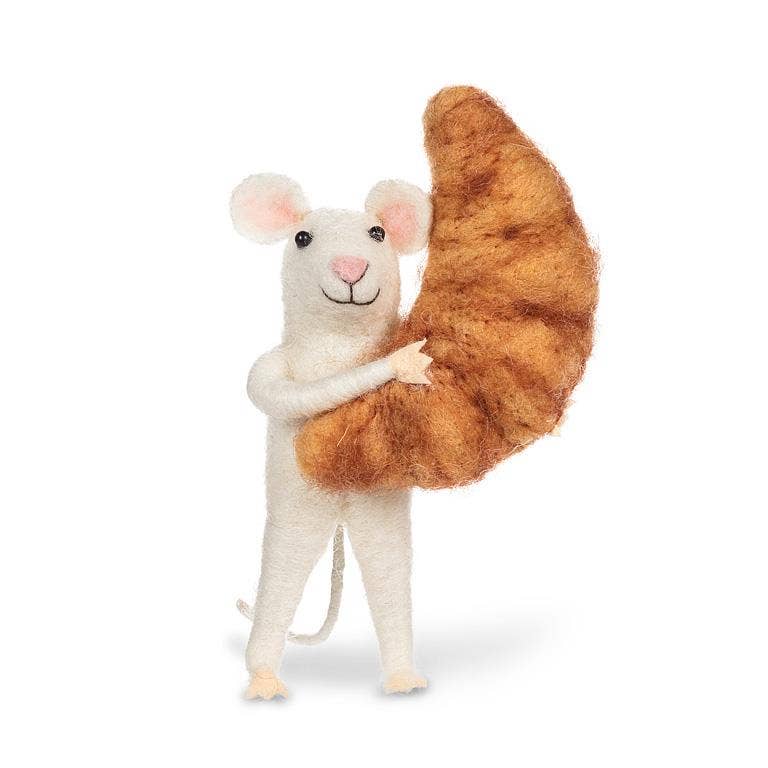 Mouse with Croissant