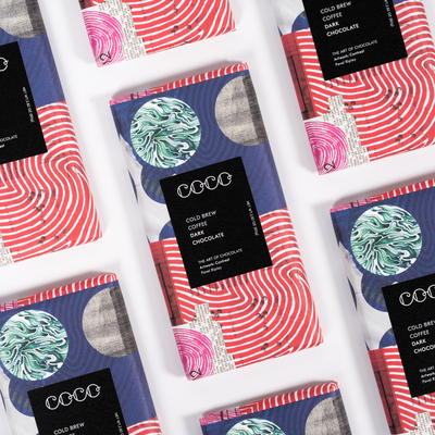 Cold Brew Coffee Dark Chocolate Bar - Coco Chocolatier