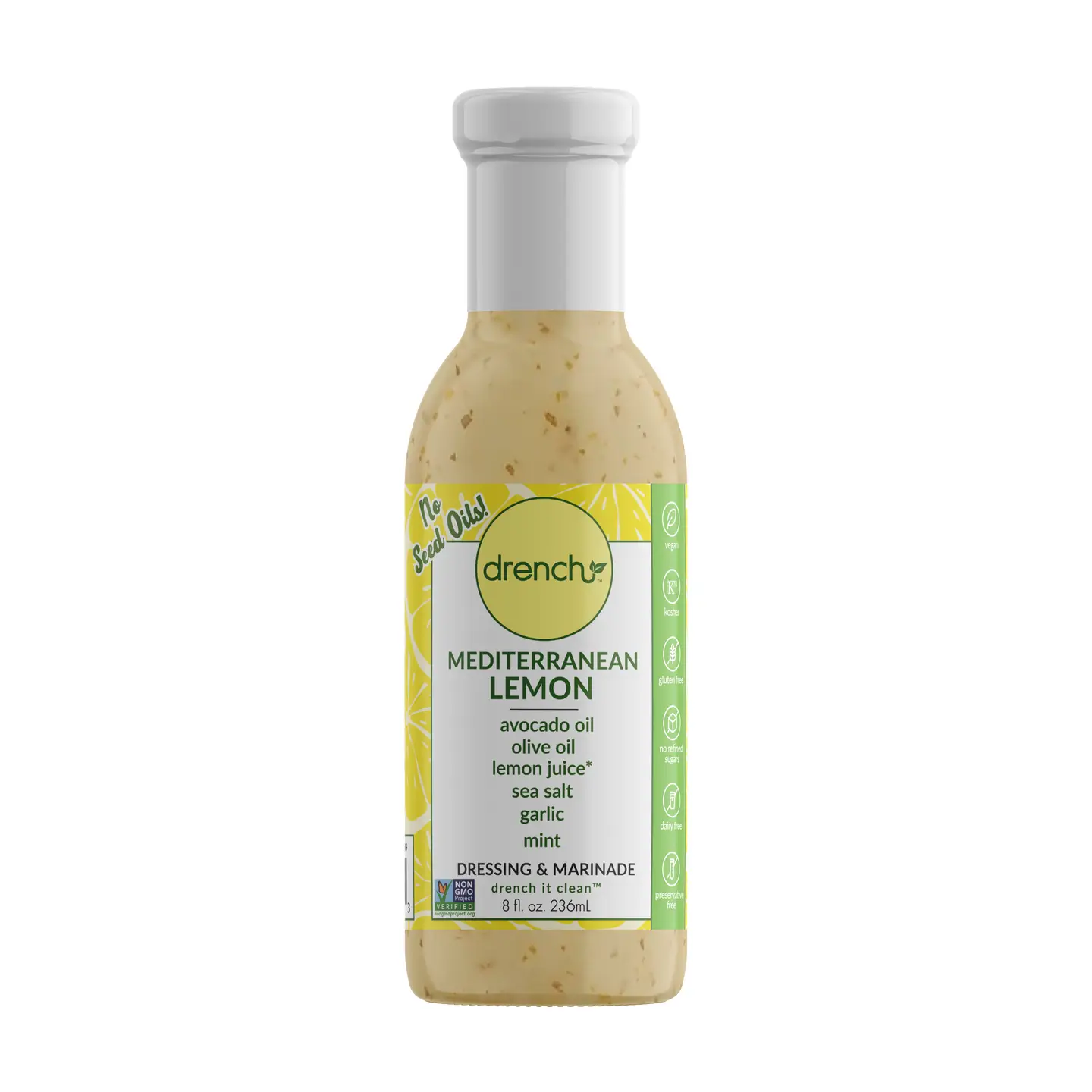 Mediterranean Lemon Dressing & Marinade - Drench (8oz / 256ml)