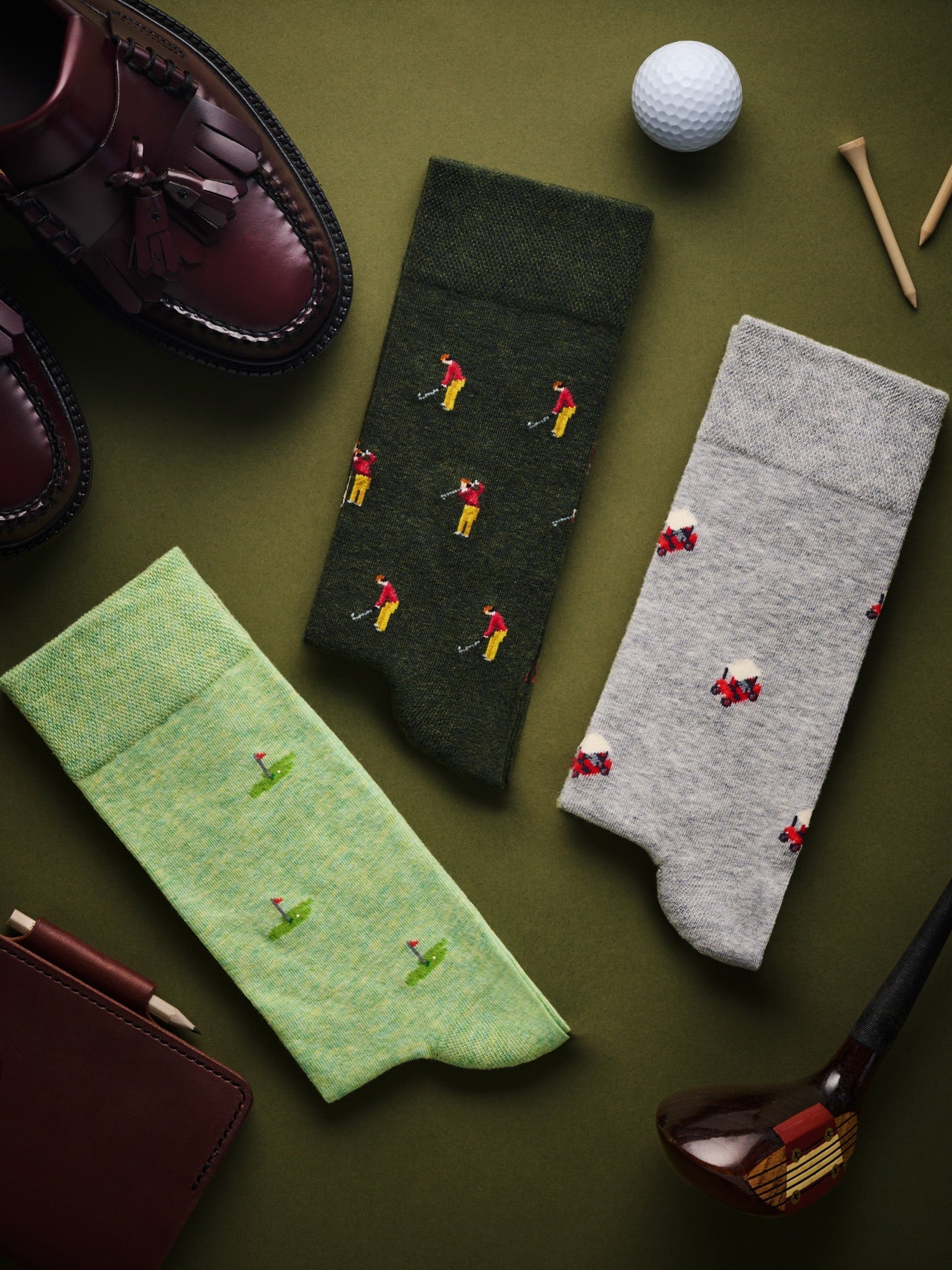 The Golfer's Socks (3 pairs) - The London Sock Exchange