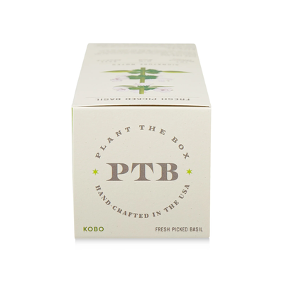 Fresh Picked Basil Diffuser, Plant The Box Collection - KOBO Candles (4oz)