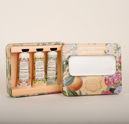 Hand Care Gift Set (Rose Geranium, Orange Blossom, & Jasmine) - Panier des Sens (3x 1oz / 30ml)