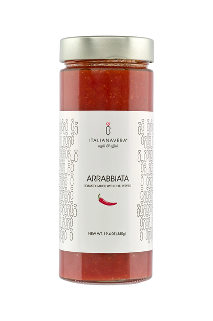 Arrabbiata Tomato Sauce with Chili Pepper - Italianavera (19.4oz / 550g)