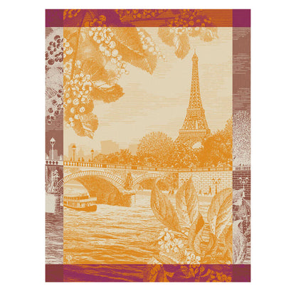 Tea Towel Paris Sur Seine - Le Jacquard Français (24in x 31in)