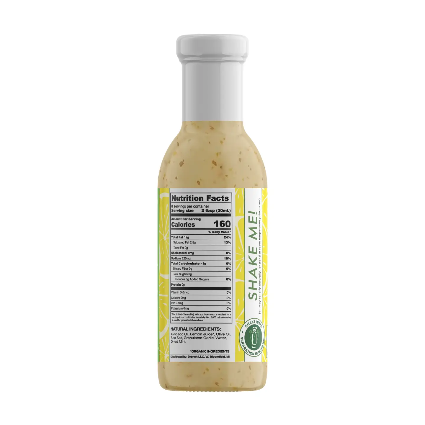 Mediterranean Lemon Dressing & Marinade - Drench (8oz / 256ml)