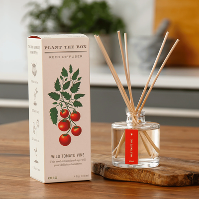Wild Tomato Vine Diffuser, Plant The Box Collection - KOBO Candles (4oz)