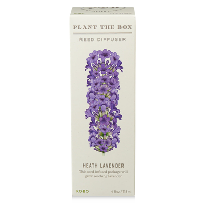Heath Lavender Diffuser, Plant The Box Collection - KOBO Candles (4oz)