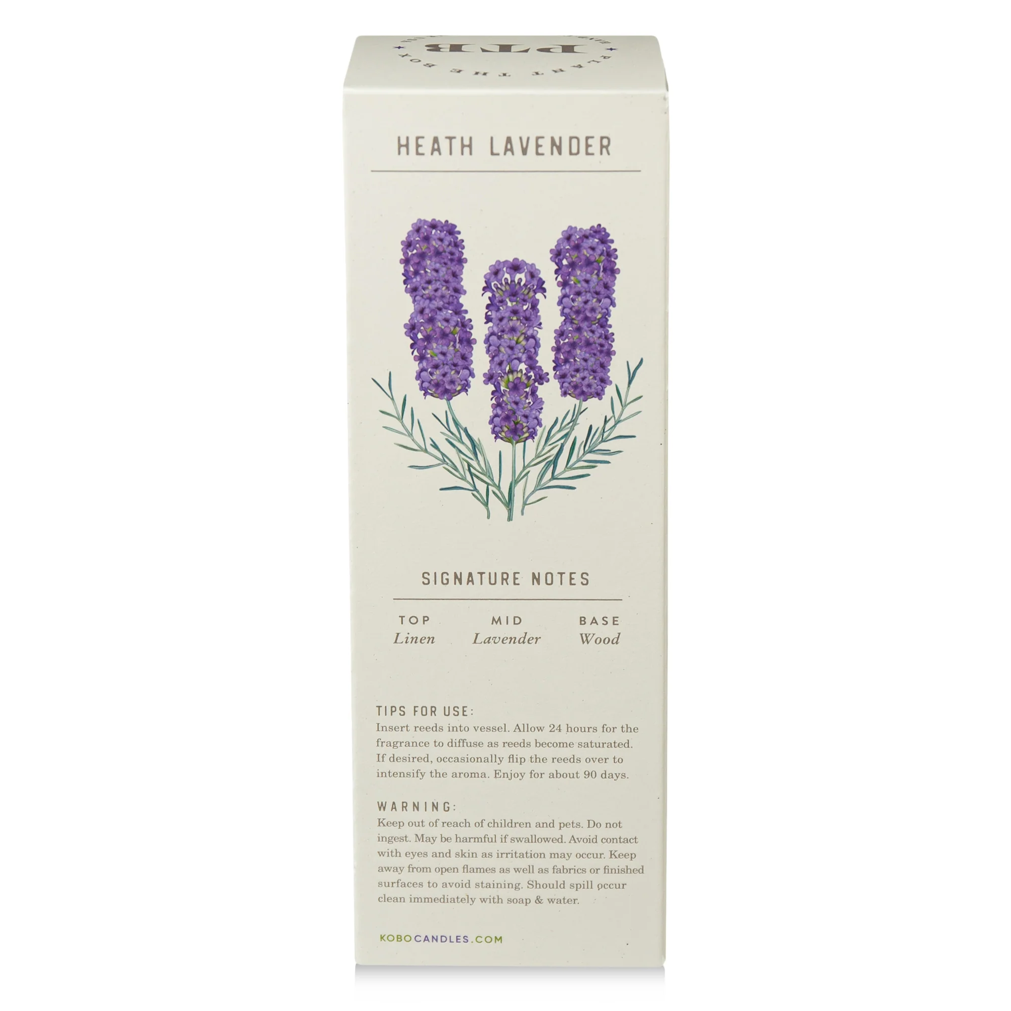 Heath Lavender Diffuser, Plant The Box Collection - KOBO Candles (4oz)