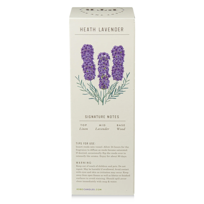 Heath Lavender Diffuser, Plant The Box Collection - KOBO Candles (4oz)