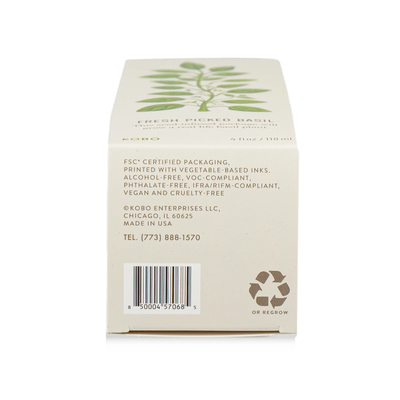 Fresh Picked Basil Diffuser, Plant The Box Collection - KOBO Candles (4oz)