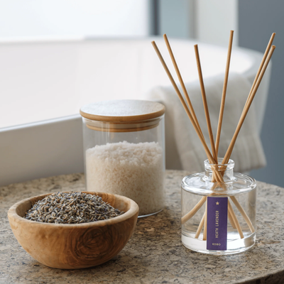 Heath Lavender Diffuser, Plant The Box Collection - KOBO Candles (4oz)