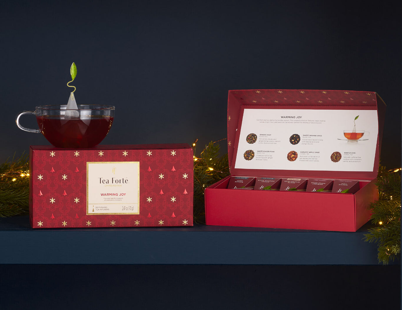 Warming Joy Petite Presentation Box - Tea Forte (1.3oz / 38g)