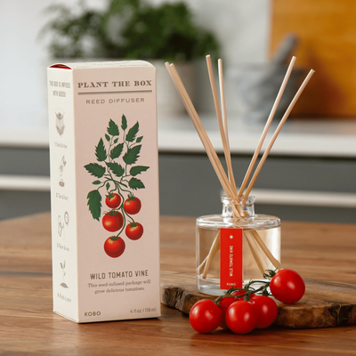 Wild Tomato Vine Diffuser, Plant The Box Collection - KOBO Candles (4oz)