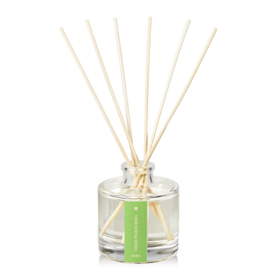 Fresh Picked Basil Diffuser, Plant The Box Collection - KOBO Candles (4oz)