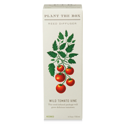 Wild Tomato Vine Diffuser, Plant The Box Collection - KOBO Candles (4oz)