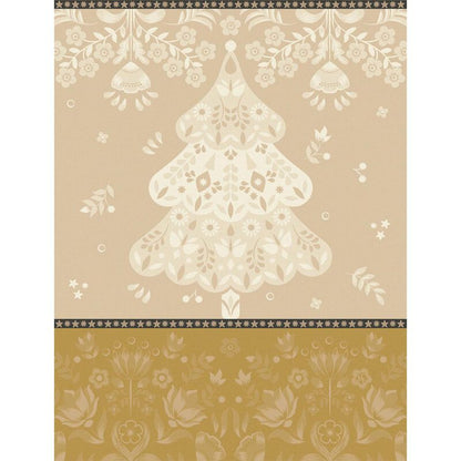 Tea Towel Féerie Yellow - Le Jacquard Français (24in x 31in)