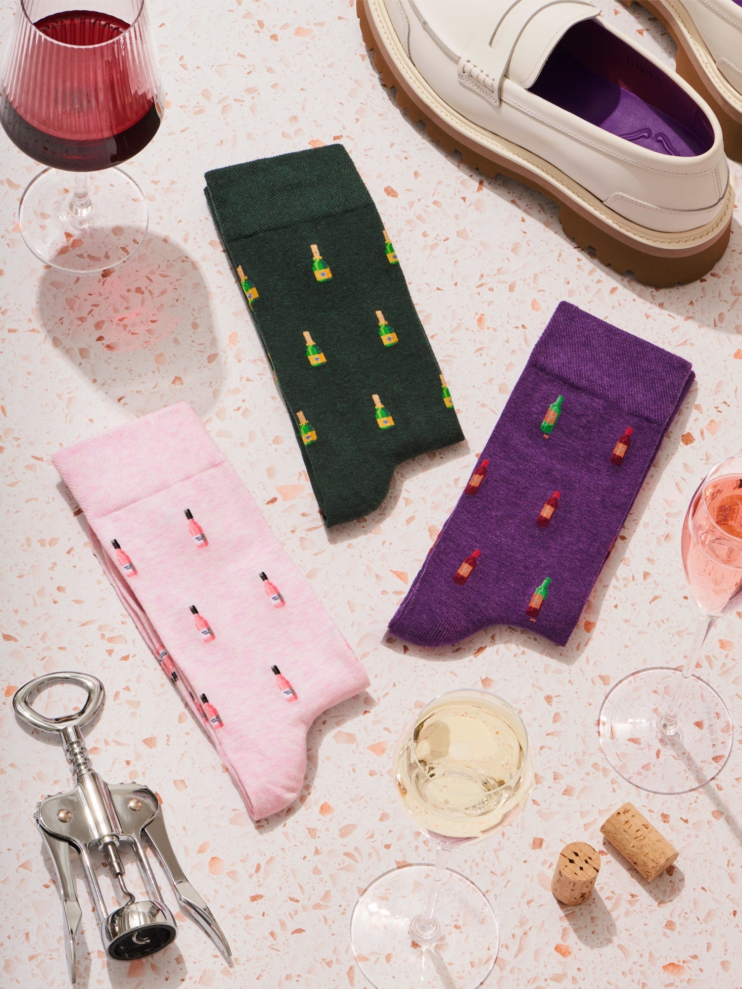The Sommelier's Socks (3 pairs) - The London Sock Exchange