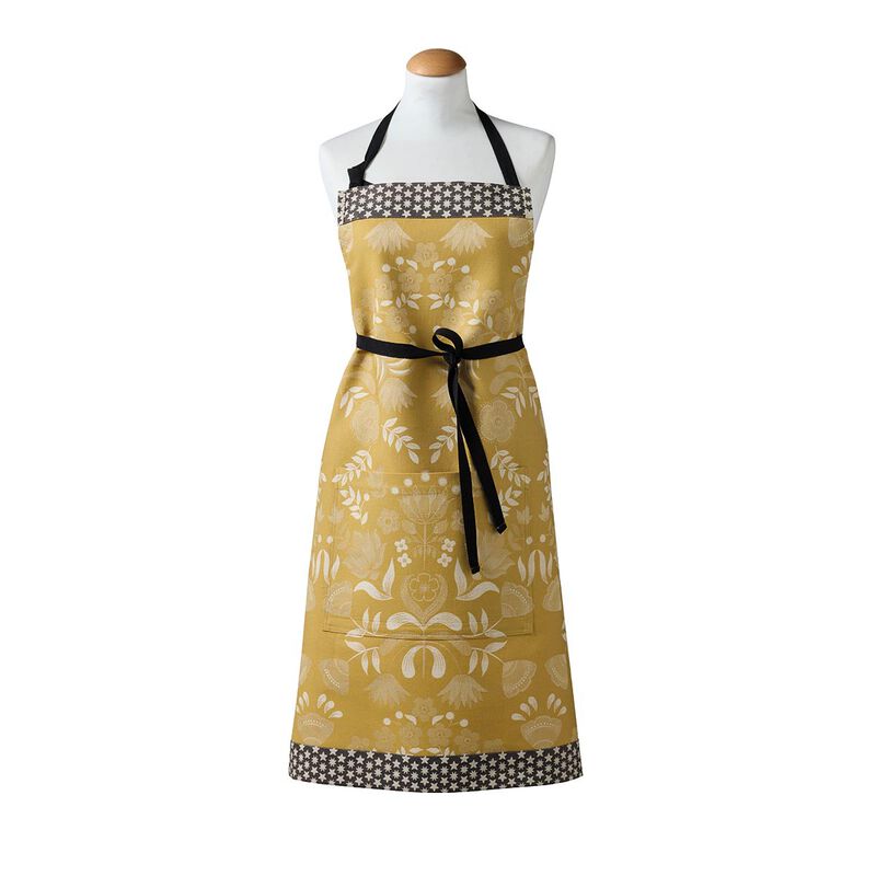 Apron Féerie, Yellow - Le Jacquard Français (35in x 35in)