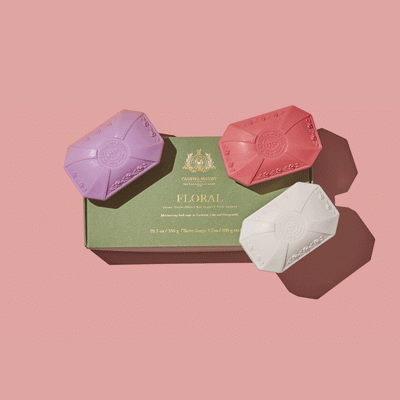 Floral Three-Soap Gift Set - Caswell-Massey (10.5oz / 300g each)
