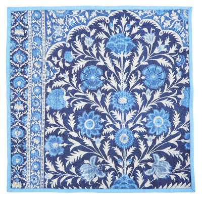 Mughal Dinner Napkins, Set of 4 - Siren Song (20in sq)