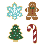 Christmas Cookie Dog Toys (Boxed Set of 4) - The Foggy Dog (4in)