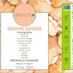 Sesame Ginger Salad Dressing & Marinade - Drench (12oz / 355ml)