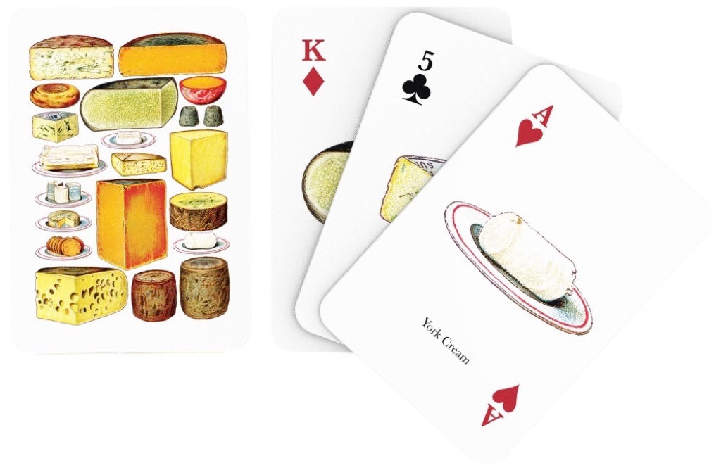 Playing Cards, Cheese - New York Puzzle Company (Single Standard Deck)