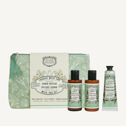 Body Care Travel Set, Jasmine - Panier des Sens (2x 2.4oz / 70ml, 1oz / 30ml)