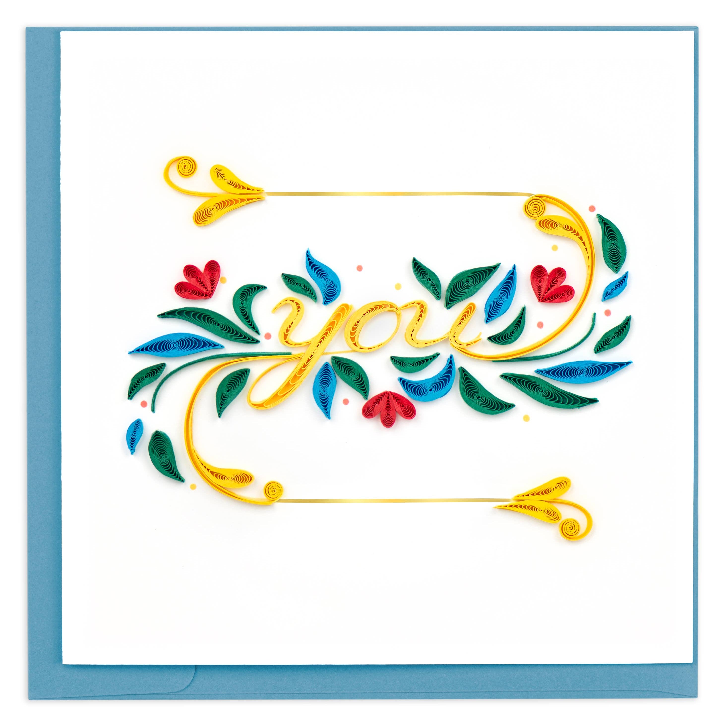 Card, You - Quilling Card (6in sq, with envelope)