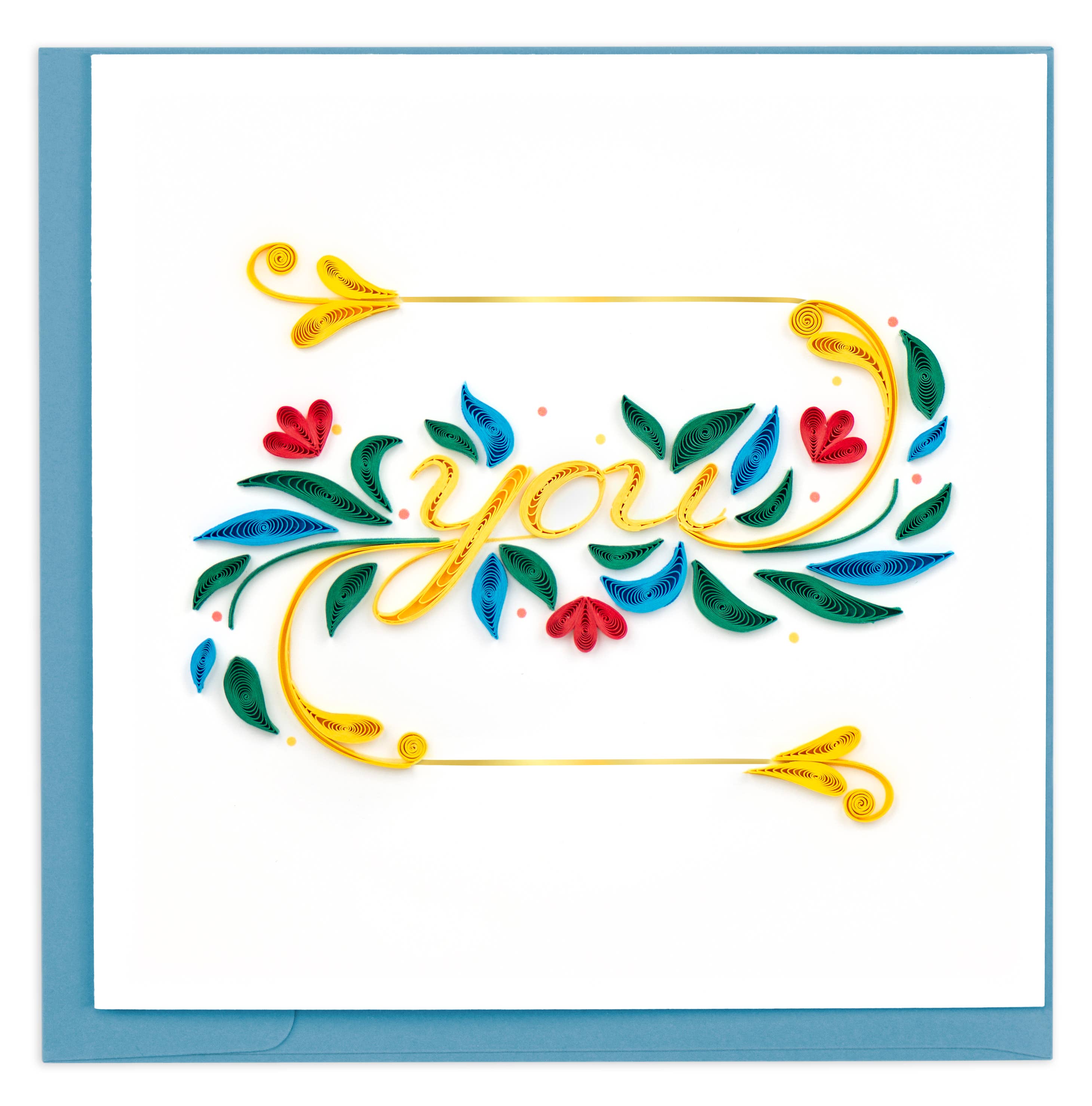 Card, You - Quilling Card (6in sq, with envelope)