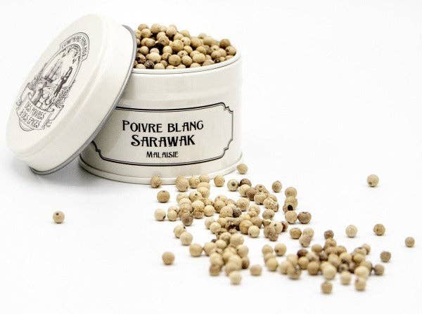White Peppercorn Berries from Sarawak - Compagnie Française des Poivres et Epices