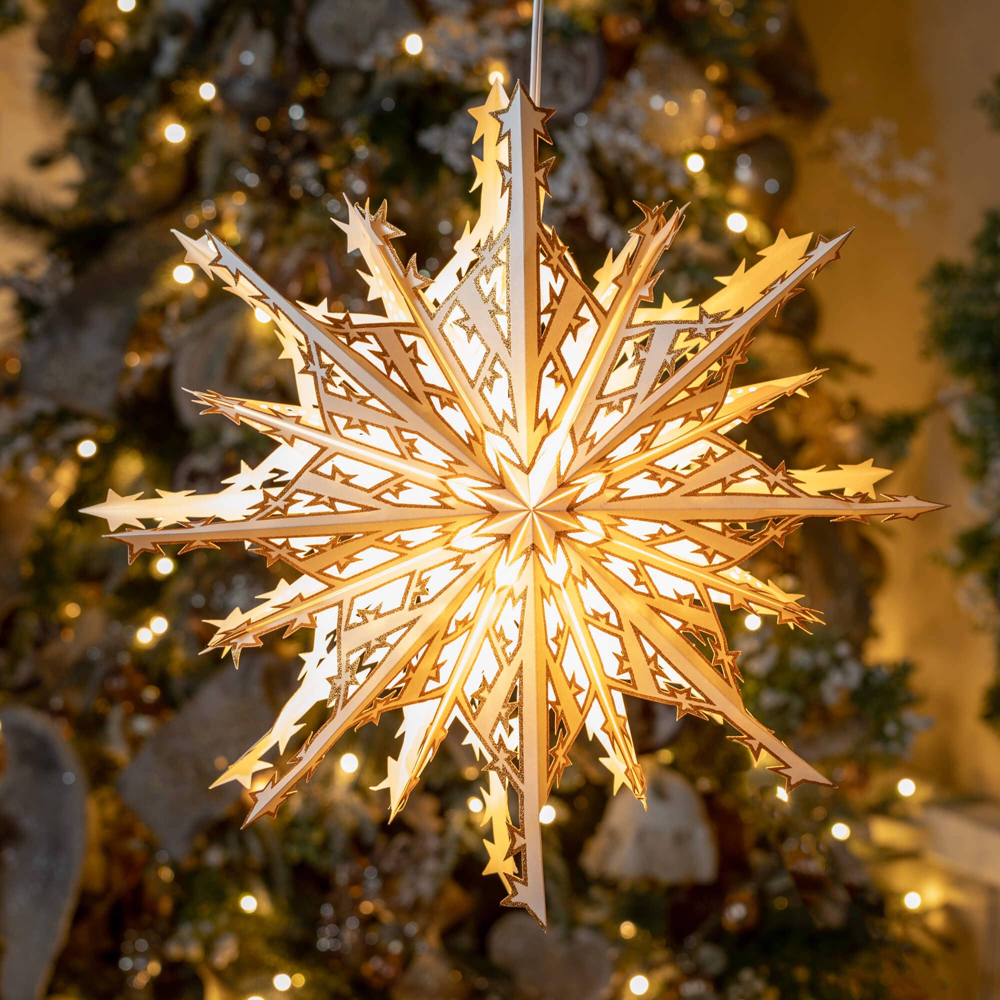 Paper Snowflake, Burst (20.5in dia)